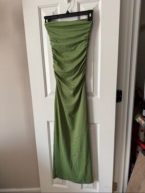 pull and bear green floral dress PULL&BEAR Day dress - green - (Pre-owned)